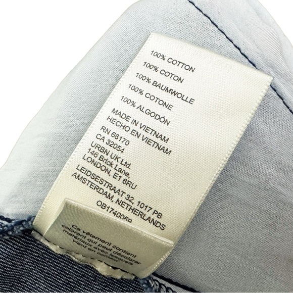 Free People Pleated Denim Maxi Skirt - Picture 6 of 7